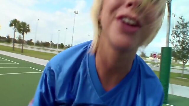 Blonde Milf Gets Picked Up At The Park And Gets Young Cock Stuffed Into Her Pussy