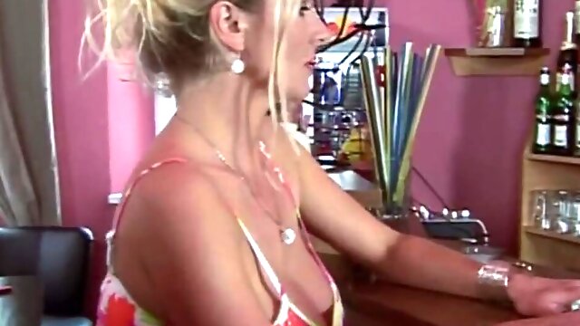 A Horny Blonde MILF Pleasing A Cock With Her Massive Tits And Wide Mouth