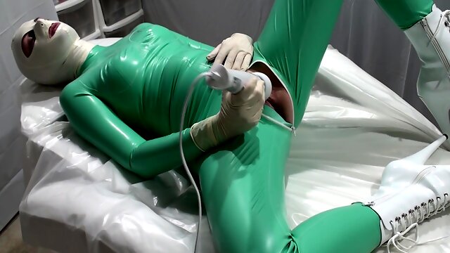 Latex Danielle Relaxing In The Ambulance