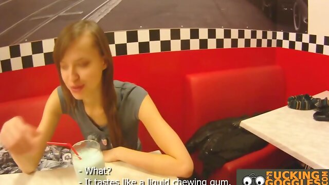 Russian Teen Gives A Bj
