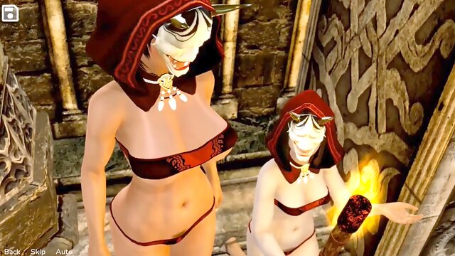 Dark Magic Gameplay #80 Two Hot Women Take Care of A massive man sausage To Give A blessed Ending