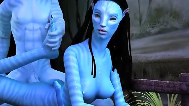 3D cartoon - blue aliens have sex - facial - WWW.3DPLAY.ME - 3D Hentai