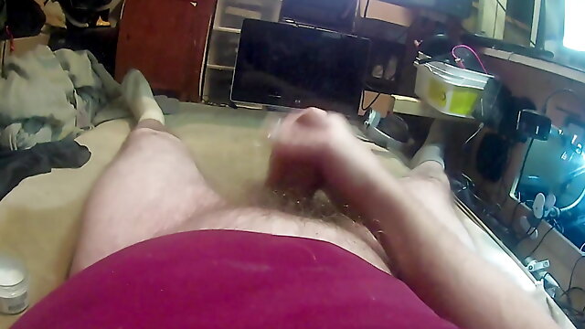 POV masturbating with my coconut oil lotion