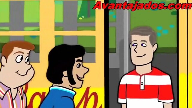 Cartoon Gay College Camp Sex