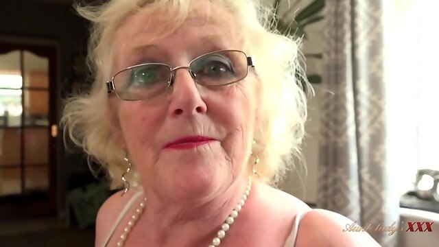 Horny granny Claire erotic solo video