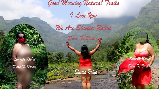 Desi Wife Shweta In Dare Exbit And Trvael Naked In Hiking R U Ready To Dare?