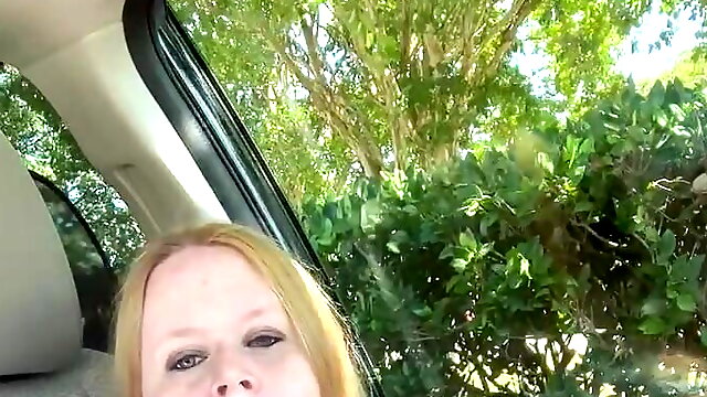 Loose Cunt, Big Pussy Stretched Wide, Dildo In Car, Gaping Pussy