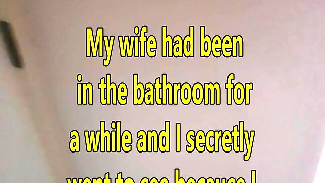 Look on my wife toilet mastrubation