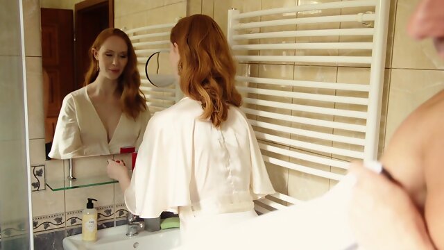 Horny model Lenina Crowne with large fake boobs rides a hard dick