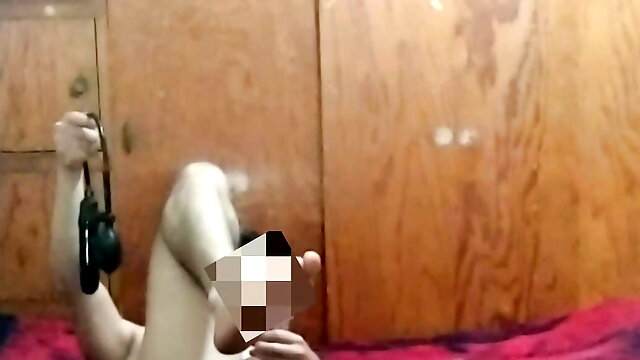 I put a toy in my anus in bed