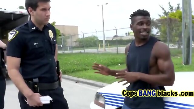 Cop Interracial