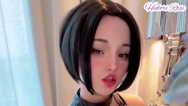Brunette Hidori - Ada Wong Cosplay - Asian amateur homemade hardcore on webcam