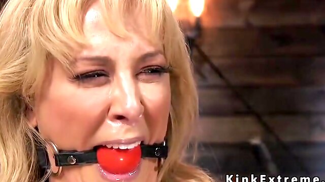 Blonde Milf Slave Suffers Bondage With Cherie Deville