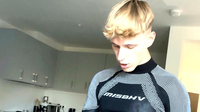 Blond Boy Gay Masturbation