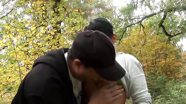Blowjob In The Woods