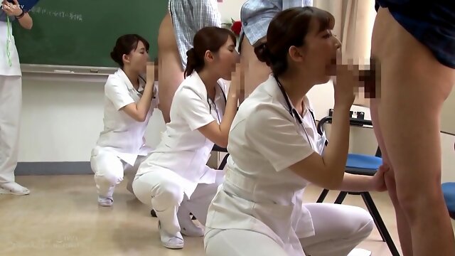 Japanese Nurse Handjob