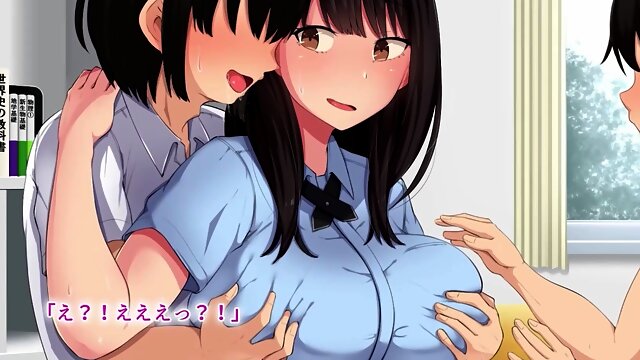 Busty japanese schoolgirl banged by a lucky classmate