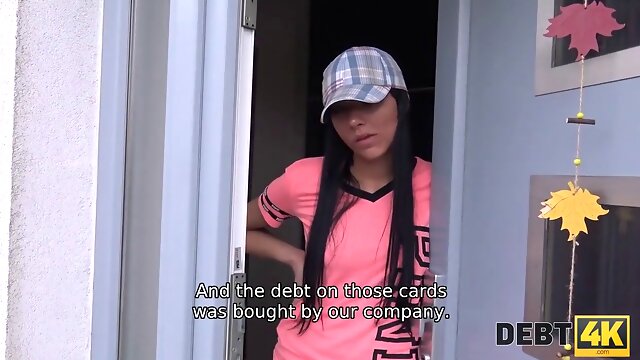 Hot debtor gets pounded by a muscled stud in POV reality video