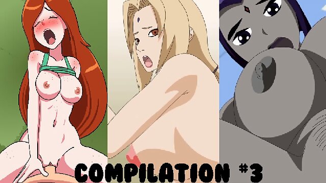 PornComicsAnimation Compilation #3 - Sakura, Tsunade, Raven Fuck Animation (Anime Hentai) (Hard Sex) Uncensored. Full