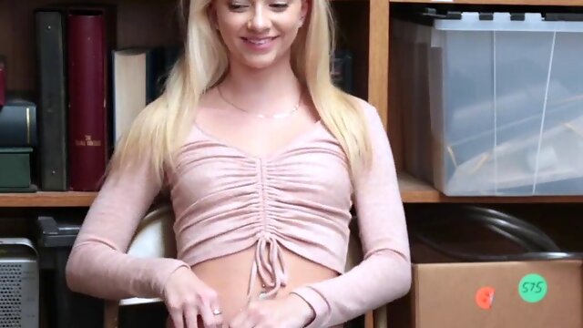 Riley Star gets a rough hardcore shoplifting punishment and facial