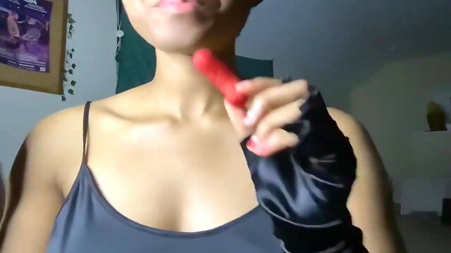 Teasing My Tits, Sucking On Chips, Bouncin My Clit