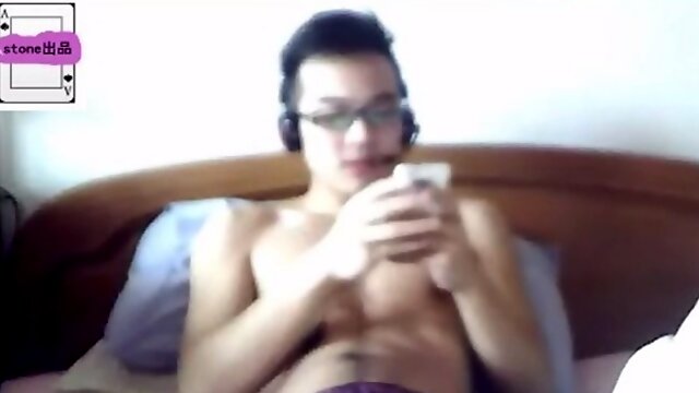 Chinese boy jerking off