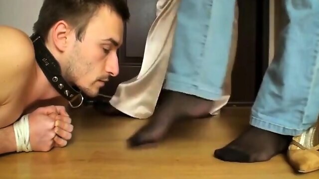Polish sisters foot slave