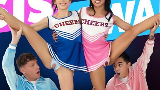 Group Family Sex, School Uniform, Asian, Cheerleader