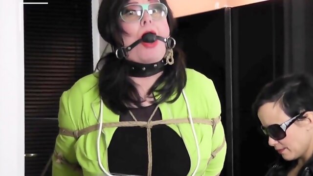 Mistress Takes Her Fee - Dizzy Left Bound And Gagged!