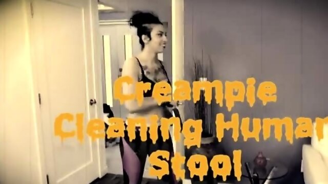 Domina Planet - Creampie Cleaning Human Stool - Human