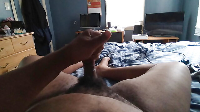 Getting an orgasm and moaning while masturbation