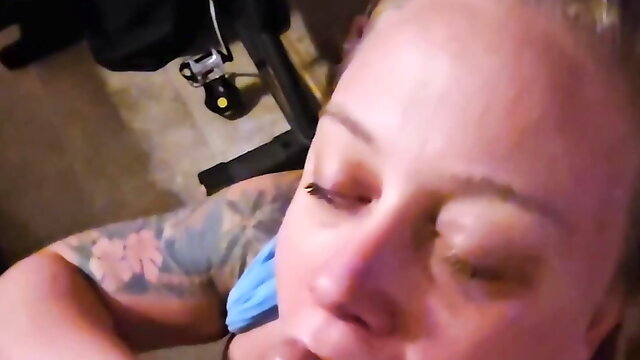 Sexiest blowjob followed with doggy and a facial