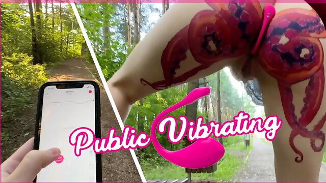 Remote Vibrator In Public, Naked Dare