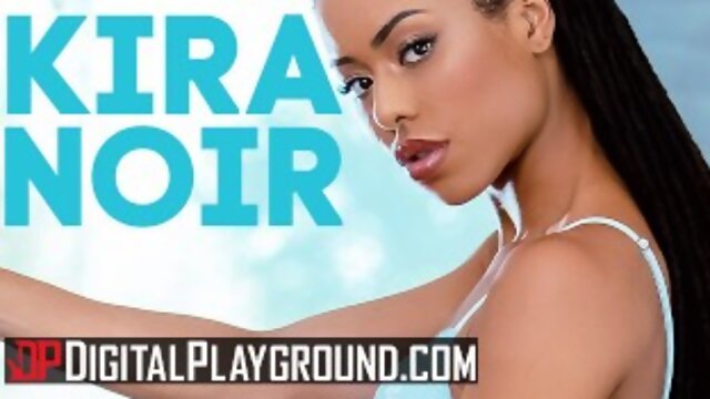 Digital Playgroud - Small tit Kira Noir takes mouth full of Cum from Sall Hands