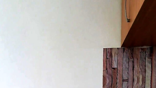 Bearded male solo jerking off after work 