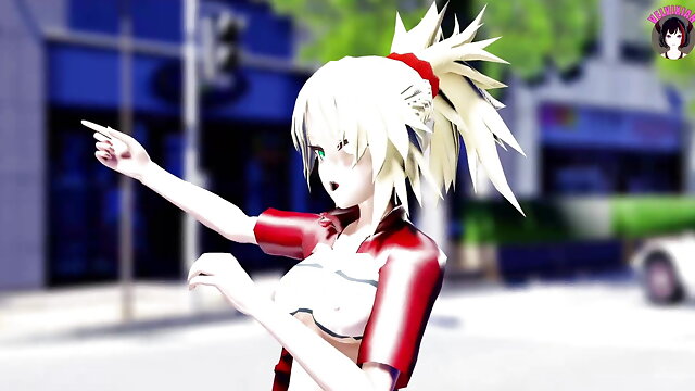 FGO Mordred - Sexy Girl Dancing (3D Hentai)