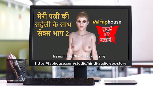 Hindi Audio Sex Story - Chudai Ki Kahani - Sex with My Wife's Friend Part 2  2