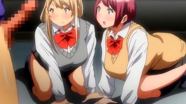 Busty schoolgirls in hot hentai threesome sex [Boku ni Sefure ga Dekita Riyuu].