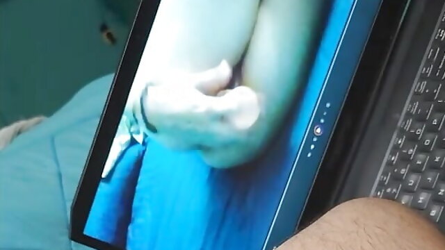 Step brother watching porn, getting a handjob