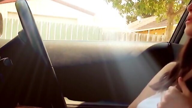 Car Solo Orgasm