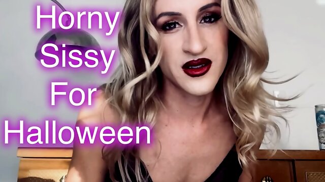 Horny Sissy For Halloween - Extended Preview