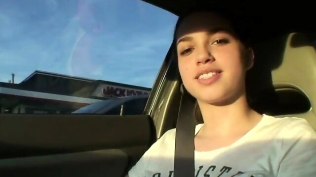 Courney James Nude in car