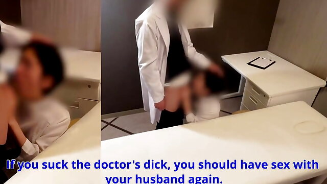 Husband, I'm Sorry, Nurse's Wife Is Trained to Dirty Talk by Doctor in Hospital #118