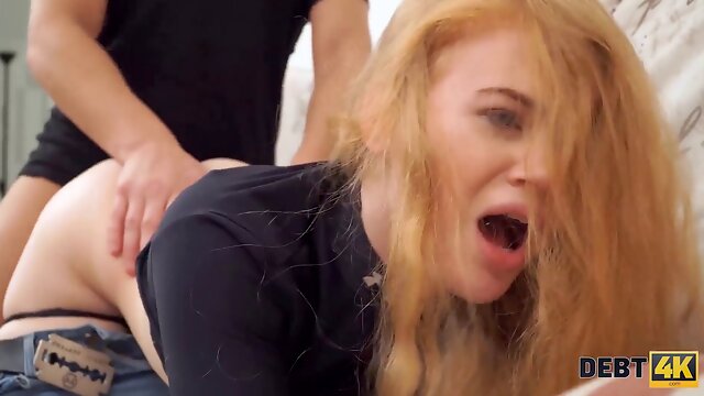 Eveline Dellai dominates her debtors with rough sex and debt collection