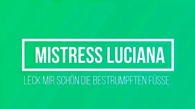 Mistress Luciana - Luciana di Domizio - Lick My Feet In