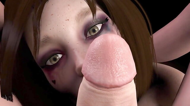 Dick Throat Blowjob in POV