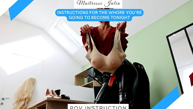  Tonight, you Become a Sissy Whore For Me and my Girlfriends. Instructions POV Mistress Julia