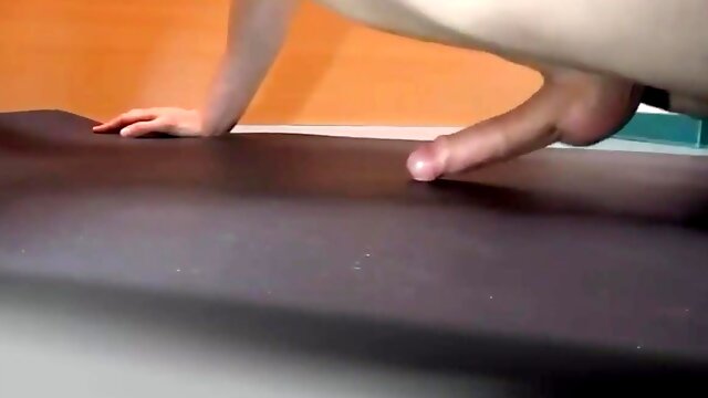 Pushups humping cum 4 orgasm 4