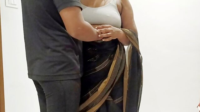 Saree Aunty, Step Sons Fuck Mom, Indian Mom And Sons, Bedroom, Ass, Big Nipples