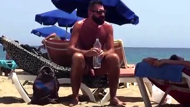 Str8 spy daddy bear at the beach 8